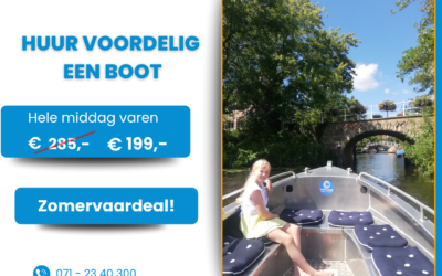 Zomer Vaardeal – Nu € 100,– korting op een middag varen.